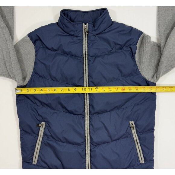 Peter Millar Mens Crown Crafted Wool Hybrid Cardigan Coat Jacket Sz Medium Navy - Picture 12 of 13